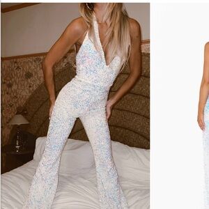 Show Me Your MuMu Studio Halter Jumpsuit